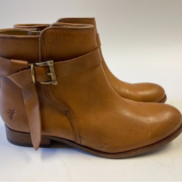 FYRE Melissa Knotted Short Boots size 8 in tan. - Picture 3 of 7